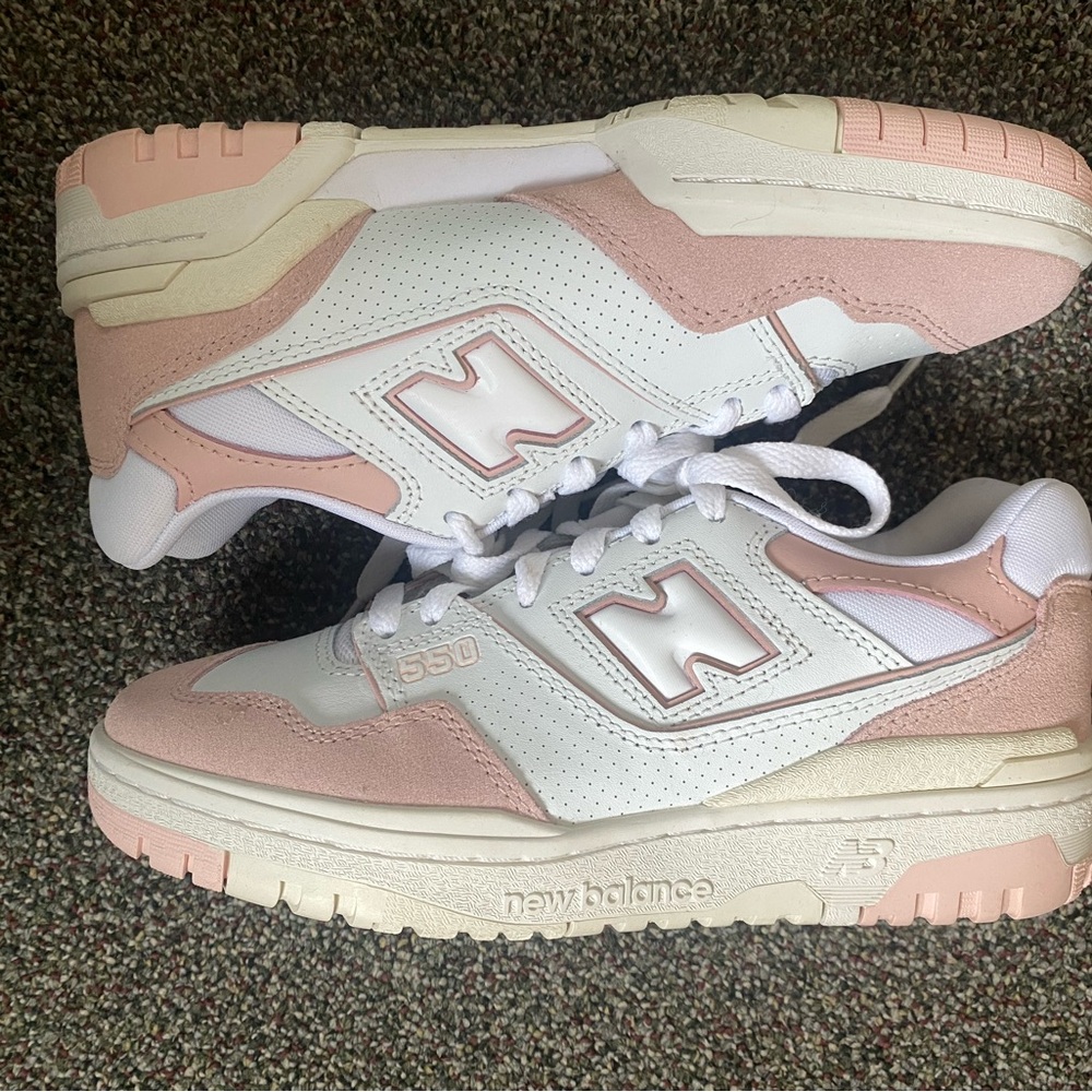 New Balance 550 Pink Sand and Sea Salt Shoes